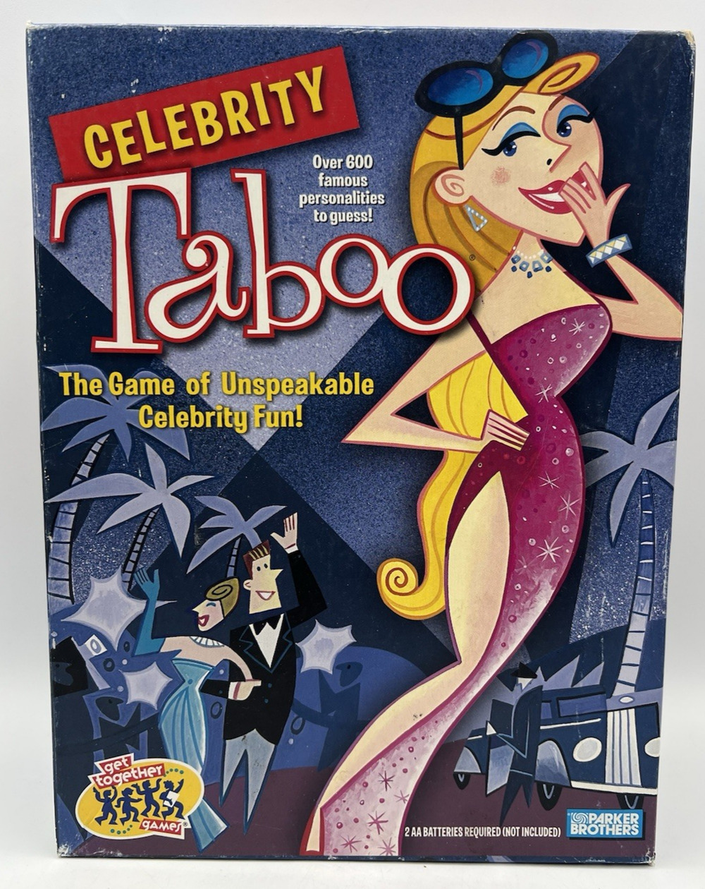 Celebrity Taboo Parker Brothers Complete Party Board Game Adult 2004